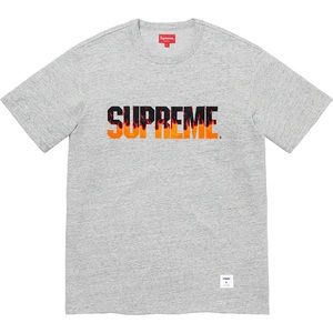 Gray SUPREME Flame S/S Top